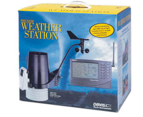 Estación Meteorológica Davis Vantage Pro2 Plus inalámbrica autoaspirada con  consola WeatherLink